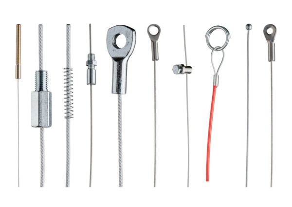 Seilzüge mit verschiedenen Endverbindungen und Ausführungen für flexible Zug- und Betätigungsanwendungen in mechanischen Systemen